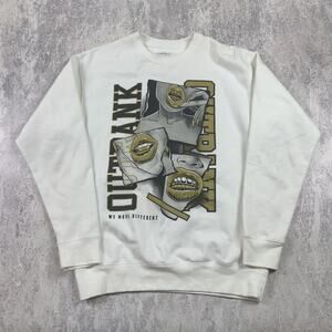 Outrank Brand Sweatshirt Mens Medium White We Move Different